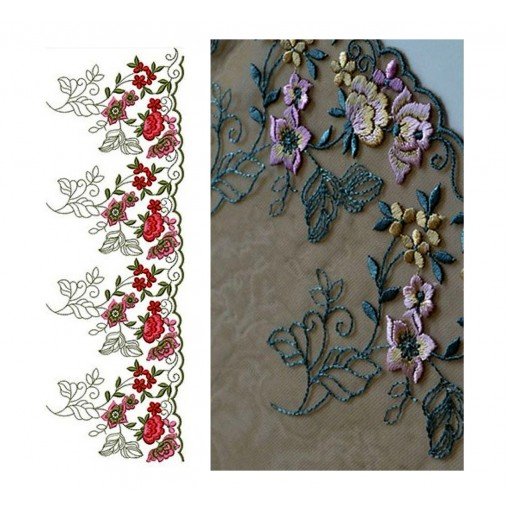 Engaging Lace Design In Embroidery 24282 Engaging Lace Design In Embroidery 24282