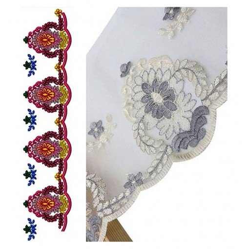 Likeable Lace Border Design In Embroidery 24289 Likeable Lace Border Design In Embroidery 24289