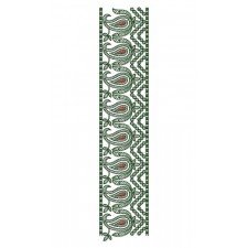Indian Paisley Lace Border Design In Embroidery 24310