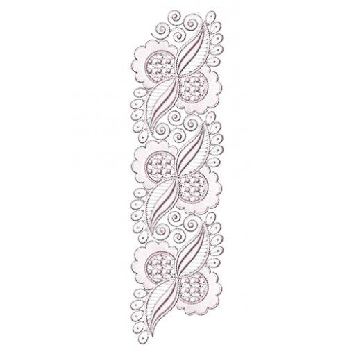 Wonderful Lace Border Design In Embroidery 24374