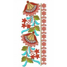 Colorful Lace Embroidery Design 24492