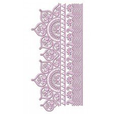 Ornated Dense Lace Design 24553