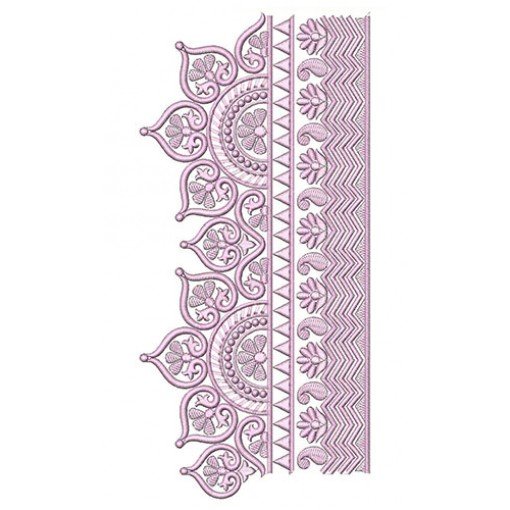 Ornated Dense Lace Design 24553