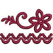 Ivory Galloon Lace Embroidery Design 24589