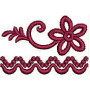Ivory Galloon Lace Embroidery Design 24589
