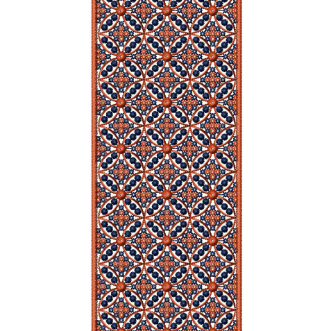 Cross Stitch Style Lace Embroidery Design 25064