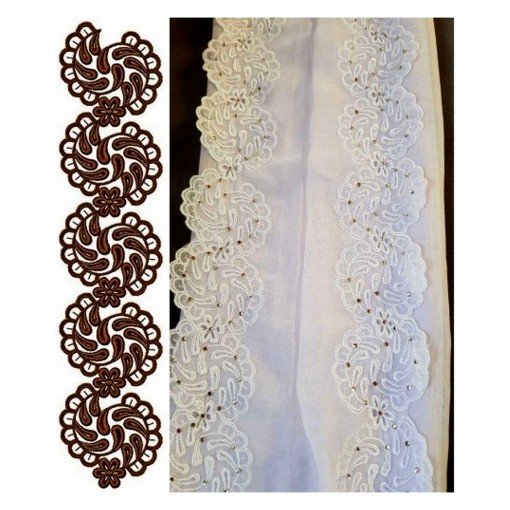 The leaf-Inspired Type Embroidery Design DST 25615 The leaf-Inspired Type Embroidery Design DST 25615