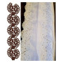 The leaf-Inspired Type Embroidery Design DST 25615
