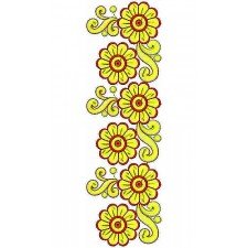 Indian Embroidery Lace Border Design