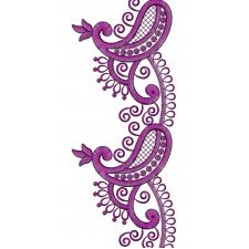 Mango Shape Embroidery Designs 25751