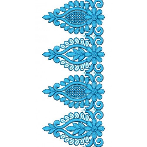 Machine Embroidery Design For saree 25801