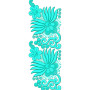 Lotus Design Lace In Machine Embroidery 25810