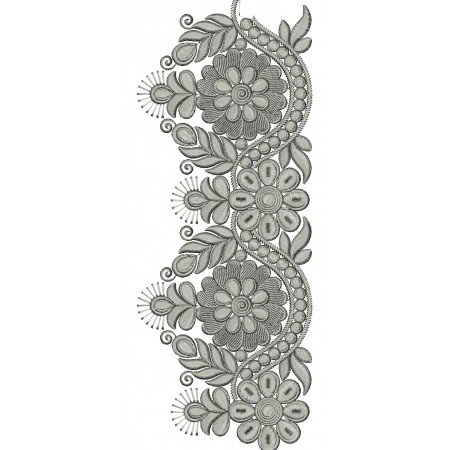 Latest Lace Design In Machine Embroidery 25822