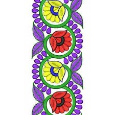 China Rose Embroidery Design 2990