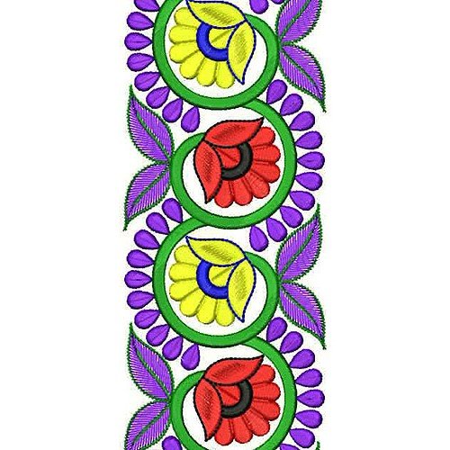 China Rose Embroidery Design 2990