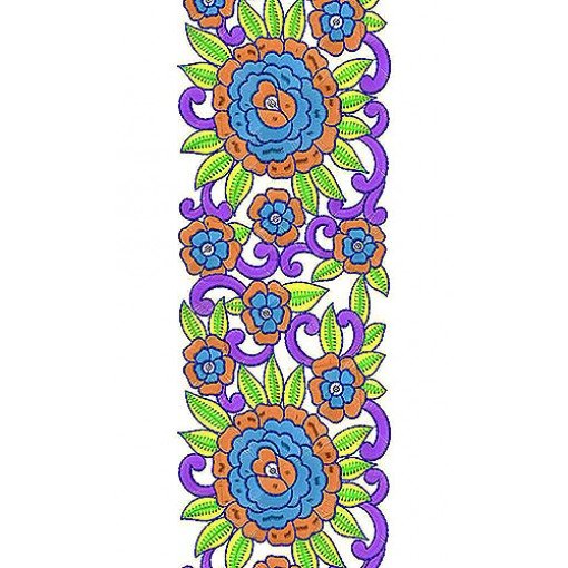 African Brocade Embroidery Design 3027
