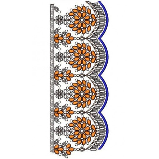 Lace Embroidery Design 30485
