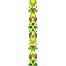 ColorFull Embroidery Brocade Design 3049