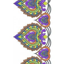 India Cultural Style Embroidery Design 3050