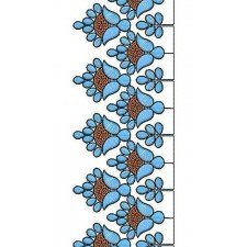 New Latest Style Embroidery Lace Design 3197