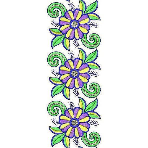 Needle Print Embroidery Lace Design 3198