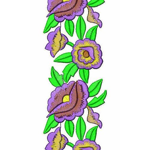 3222 Lovely Art Flowers Embroidery Lace Design