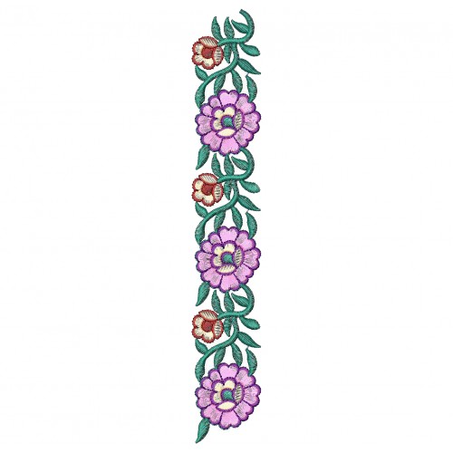 3226 Student Choice Simple Floral Embroidery Design