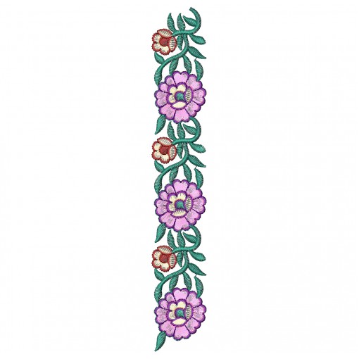 3226 Student Choice Simple Floral Embroidery Design