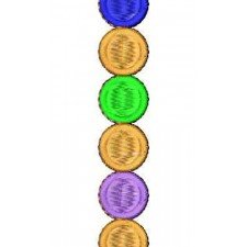 Wall Covering Button Embroidery Lace Design