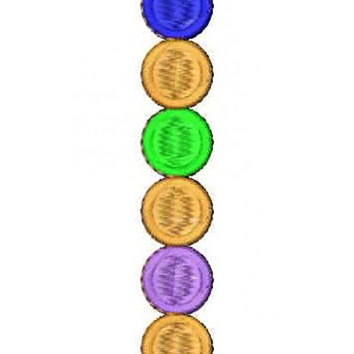 Wall Covering Button Embroidery Lace Design