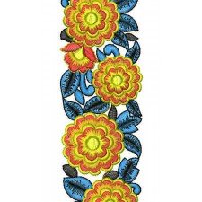 Latest Calcutta Lace Embroidery Design