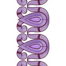 Lace Dress Cording Embroidery Design
