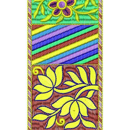 Box Style Lace Border Embroidery Design