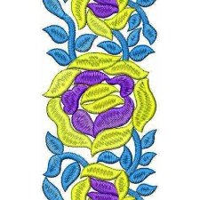 Muskaan Designer Lace Border Embroidery Design