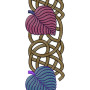 Arabian Scarf Rubber Embroidery Designs
