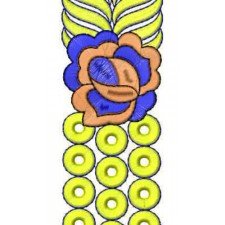 Hyderabad Sari Border Embroidery Design