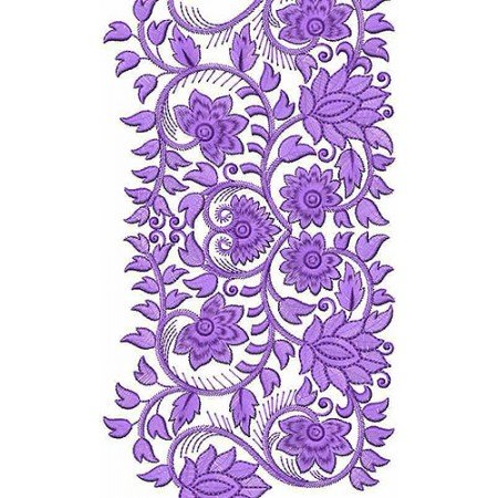 Allover Wool Dress Embroidery Design