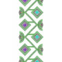 Geometrical Sequins Lace Border Belt Embroidery Design