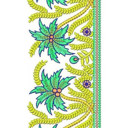 Good Quality Stitch Border Embroidery Design