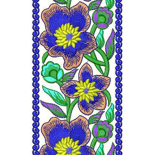 South India Saree Embroidery Design