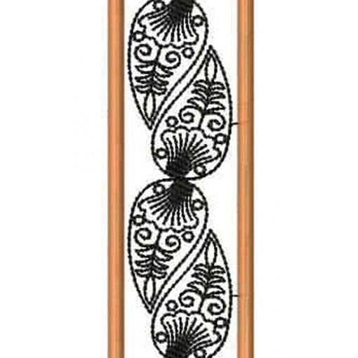 Border Embroidery Design 4155 Border Embroidery Design 4155
