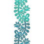 Dual Color Bold Fabric Lace Border Brocade Design