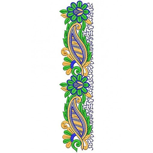 Italian Cultural Trendy Clothing Embroidery Design