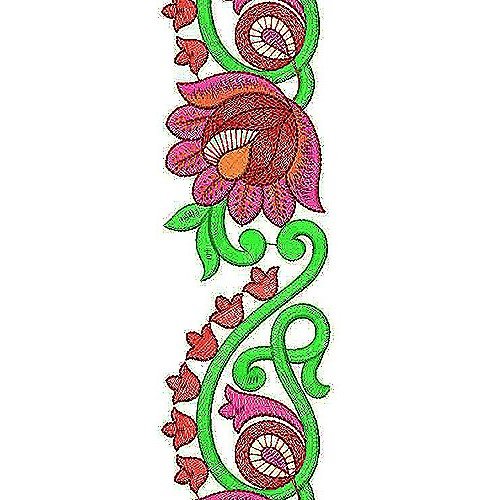 Fashion Embroidery Belt Clothing Embroidery Design