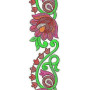 Fashion Embroidery Belt Clothing Embroidery Design