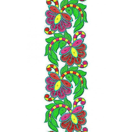 Kimono Embroidery Obi Belt Lace Border Brocade Design