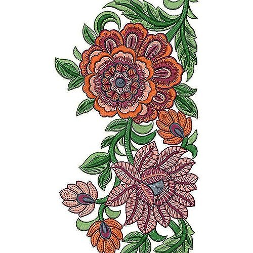 Dallas Embroidery Trendy Border Lace Design