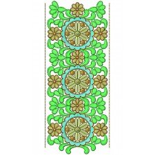 4768 Caucasian Rug Lace Embroidery Design