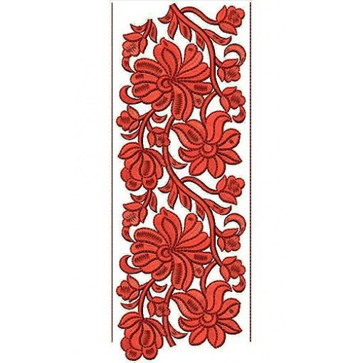 4769 Surface Embroidery Pattern Lace Design