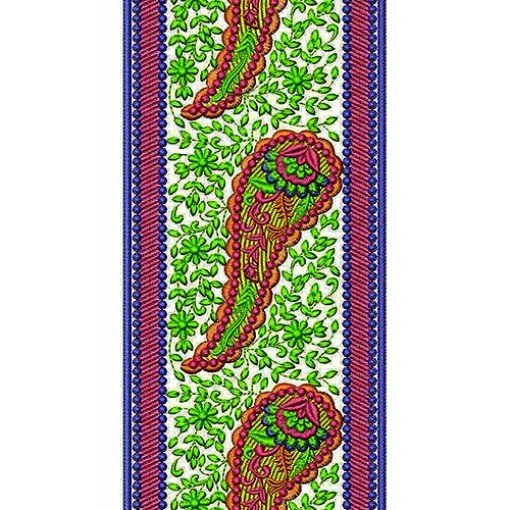 Pakistan Clothing Lace Flower Embroidery Design